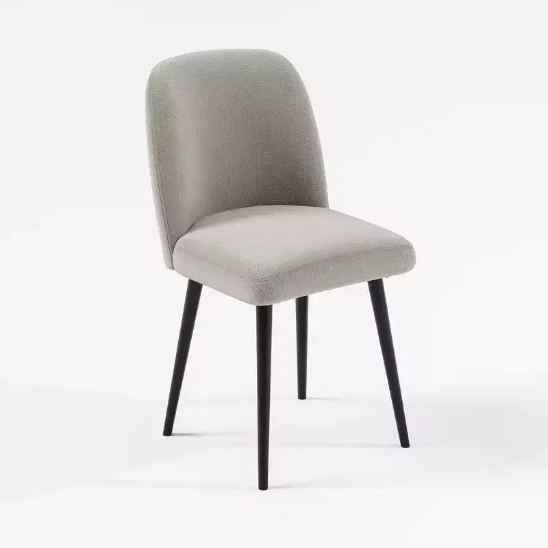 Sedia da pranzo MAYEERTY gambe in metallo nero grigio per sala da pranzo cucina