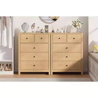 Comò a 5 cassetti, cassettiera organizer moderna con cassetti portaoggetti, cassettiere in legno per camera da letto, ingresso, corridoio
