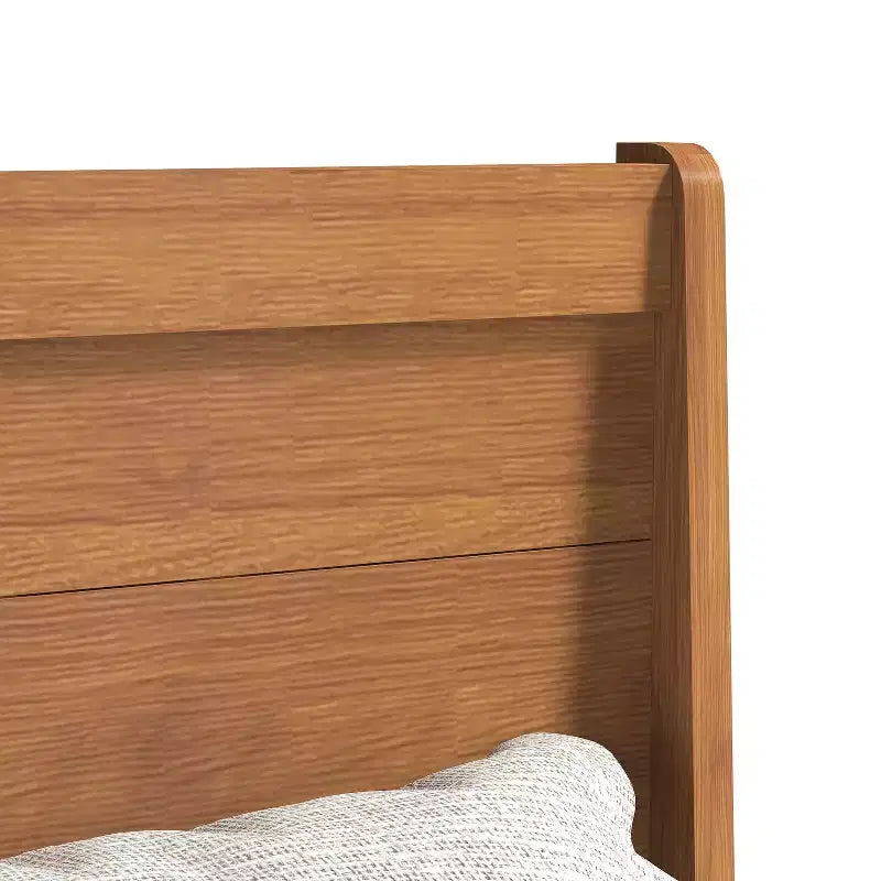 Galano Queen Abby Serene Letto con testiera Noce Ambra