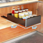 Organizzatore Estraibile per Armadio, Scaffale Estraibile Espandibile per Dispensa, Ripiani Estraibili Silenziosi per Cucina, Salotto, Casa