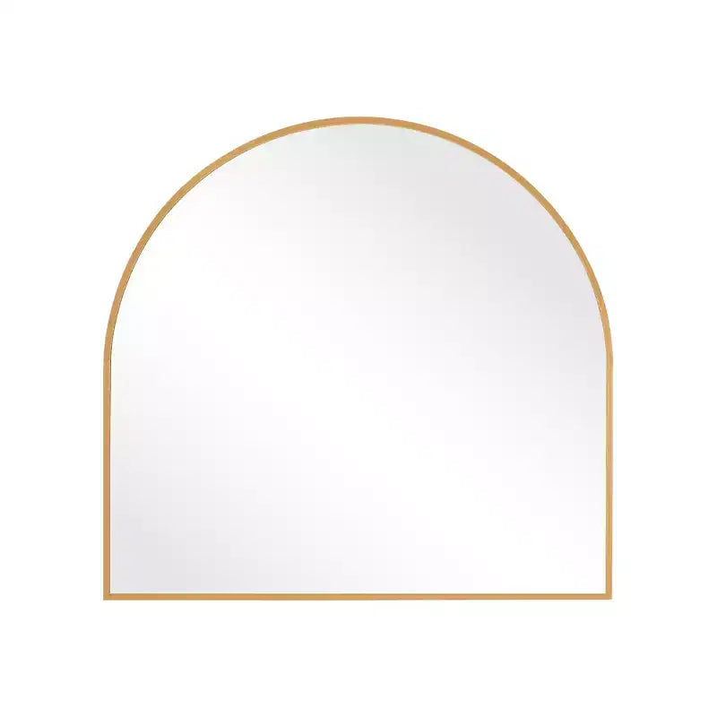 Specchio Sospeso MAYEERTY Lega di Alluminio Bordo Sottile Ad Angolo Retto Arco Oro