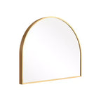 Specchio Sospeso MAYEERTY Lega di Alluminio Bordo Sottile Ad Angolo Retto Arco Oro