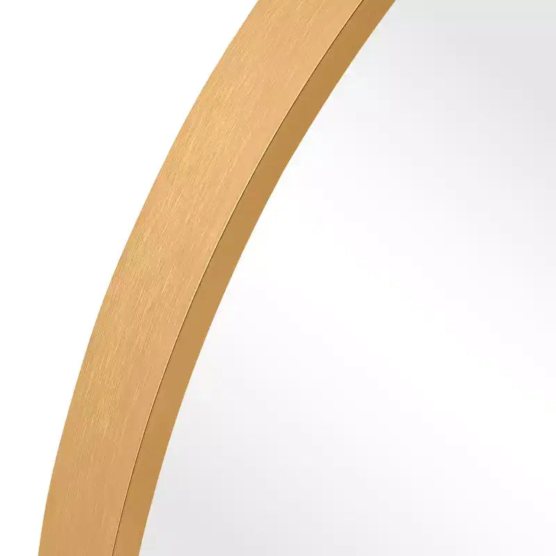 Specchio Sospeso MAYEERTY Lega di Alluminio Bordo Sottile Ad Angolo Retto Arco Oro