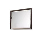 HomeRoots 36 Merlot Wood Framed Mounted Dresser Mirror