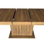 Tavolo da pranzo allungabile GDFStudio Elisa Farmhouse con base contenitore