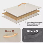 Crestlive Products Cassettiera Verticale a 7 Cassetti per Camera da Letto, Torre Portaoggetti con Robusto Telaio in Acciaio, Piano in Legno, Contenitori in Tessuto Facilmente Estraibili, Maniglie