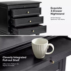 Giorgio Tavolino a 3 cassetti con prese integrate|HULALA HOME