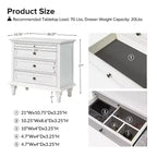 Giorgio Tavolino a 3 cassetti con prese integrate|HULALA HOME