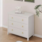 Comò a 7 cassetti, cassettiera moderna in legno, mobile TV con cassetti, organizer in legno con maniglie per camera da letto, soggiorno, corridoio, bianco