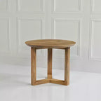 Tavolino rotondo artigianale Royal Hampton 18.5 | Legno di mango