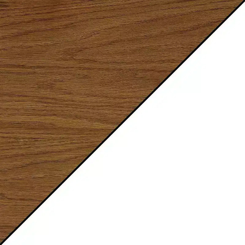 Tavolino d'appoggio HomeStock Belmont con ripiani, design a X doppia laterale, espositore a tre livelli, mobile d'accento in legno massello per soggiorno