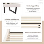 Christopher Knight Home Adrian Moderno Letto Imbottito in Ecopelle con Design a Onda Curva