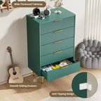 Cassettiera a 3 cassetti per camera da letto, cassettiera a scanalature da 71 cm con maniglie dorate, cassettiera in legno, comodino stretto, organizer per vestiti per camera da letto