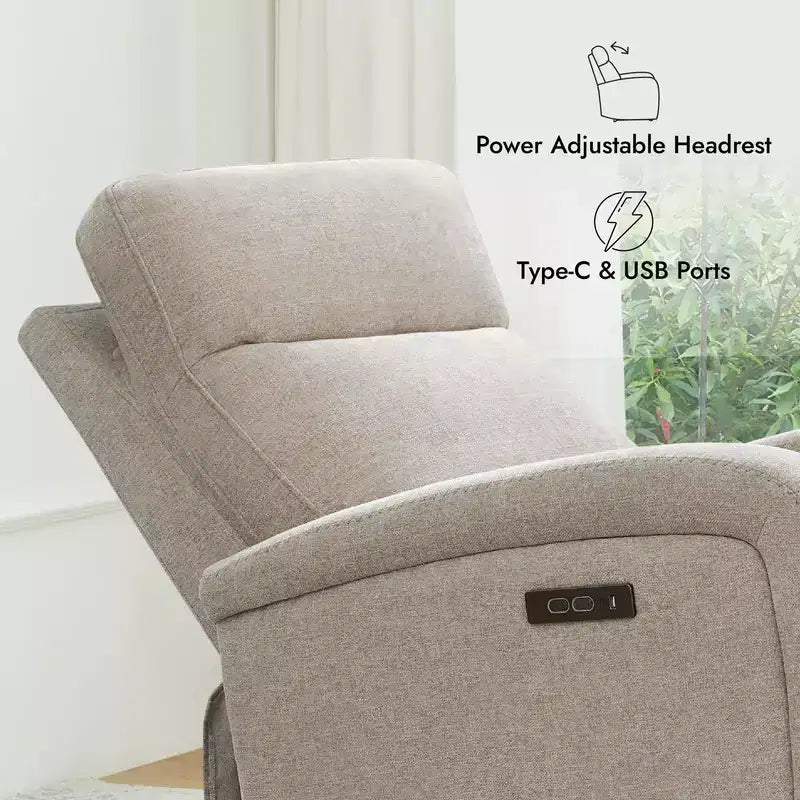 Poltrona reclinabile elettrica Zero Wall Hugger Spruce & Spring