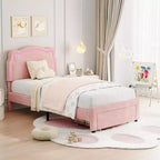 Letto Matrimoniale Smart LED - Testiera Regolabile, Base Imbottita in Velluto, Nessuna Rete a Molle, Doghe in Legno