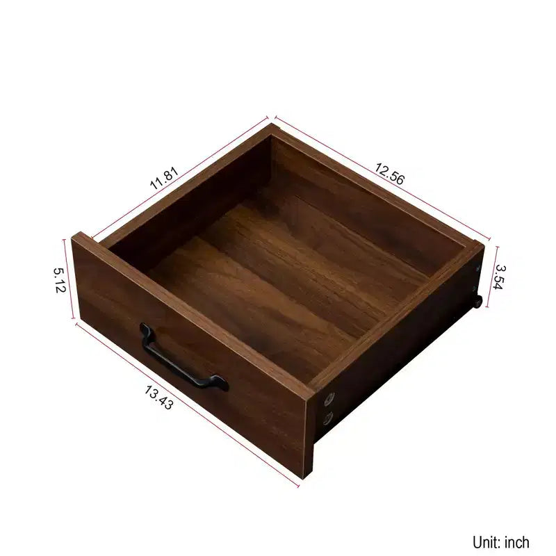 Credenza Moderna Okak, Mobile Buffet con 3 Ante e 2 Cassetti, Mobile Contenitore per Soggiorno, Sala da Pranzo, Cucina