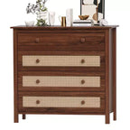 Madia Okak Farmhouse, Credenza con 4 Cassetti, Mobile Contenitore per Soggiorno, Sala da Pranzo, Cucina