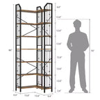 Scaffali in Legno a Piantana Multiuso per Esposizione e Contenimento