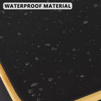 Cesto portabiancheria con ruote e coperchio - Cesto portabiancheria da 100 litri con manico in bambù, ampio organizer per lavanderia SpaceAid per camera da letto, bagno, dormitorio