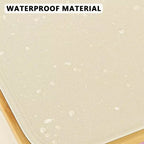 Cesto portabiancheria con ruote e coperchio - Cesto portabiancheria da 100 litri con manico in bambù, ampio organizer per lavanderia SpaceAid per camera da letto, bagno, dormitorio