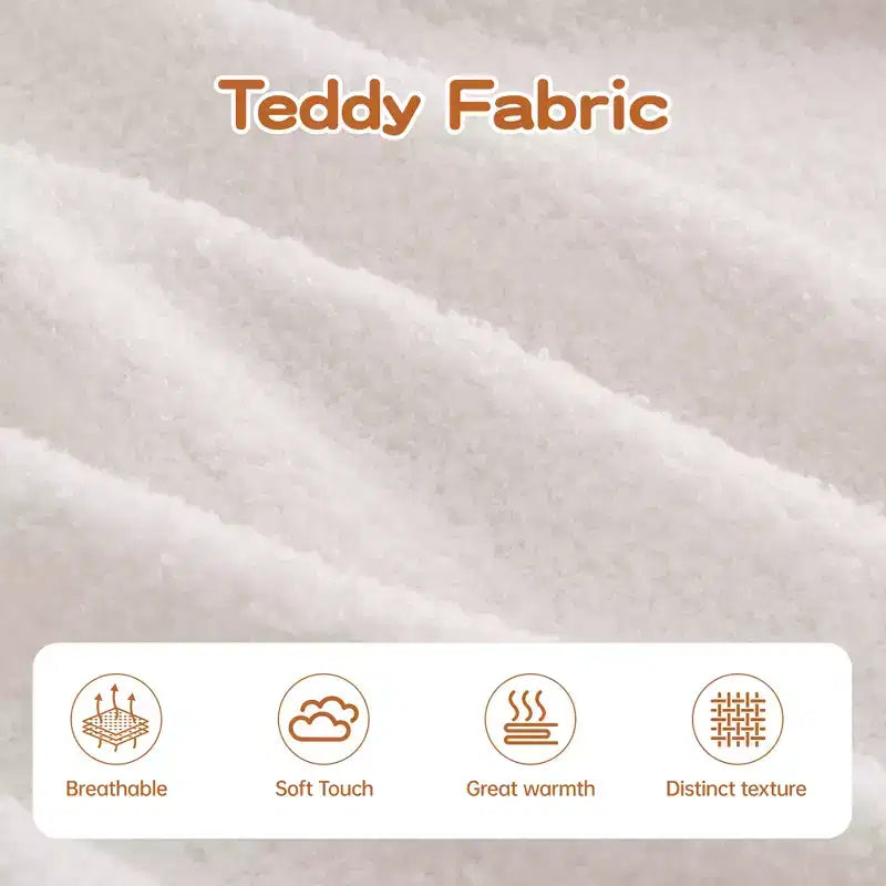 Divano Teddy 135, 4 posti, spugna 32D, senza telaio, soffice, oversize, colore a contrasto, simmetrico, per soggiorno