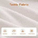 Divano Teddy 135, 4 posti, spugna 32D, senza telaio, soffice, oversize, colore a contrasto, simmetrico, per soggiorno