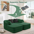 77.2 Divano Teddy, spugna 32D, senza ossatura, due chaise longue, divano letto, colore a contrasto, simmetrico, salotto