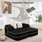 77.2 Divano Teddy, spugna 32D, senza ossatura, due chaise longue, divano letto, colore a contrasto, simmetrico, salotto