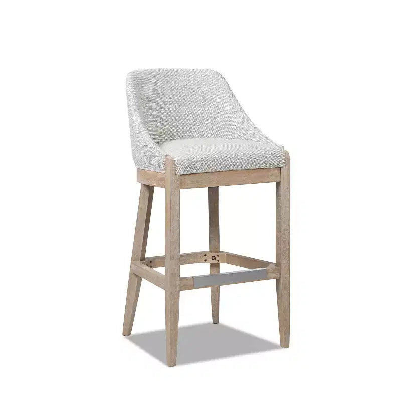 Jennifer Taylor Home Newport 30.5 Coastal Curved Back Upholstered Counter Stool