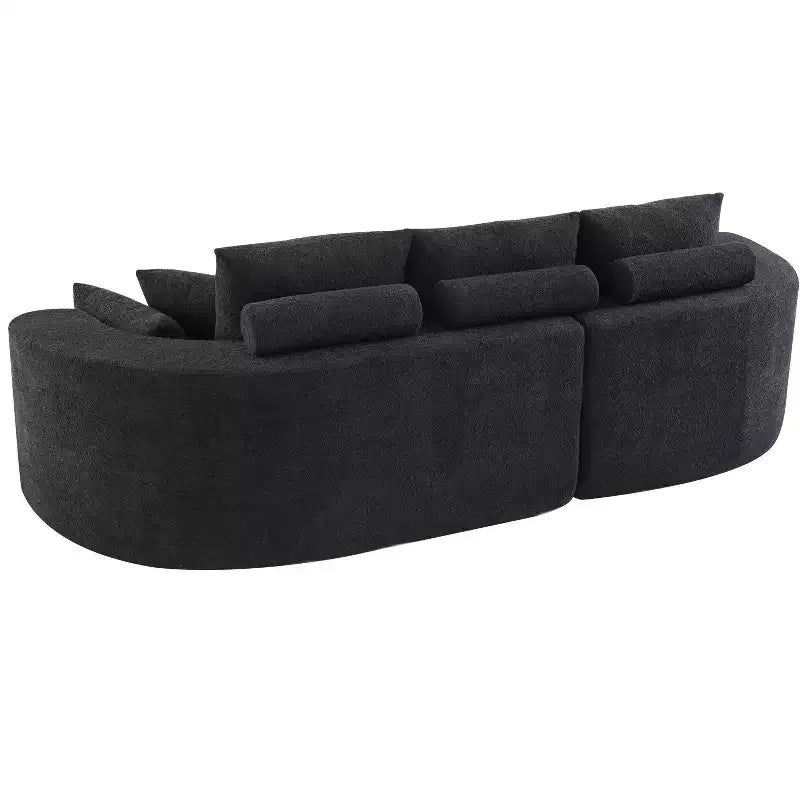 Christopher Knight Home Camilla Divano componibile curvo moderno a 3 posti da 106'' con 7 cuscini