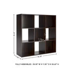 Signature Design by Ashley, Organizer salvaspazio a 9 cubi - Libreria aperta e versatile, espositore per l'organizzazione della casa moderna
