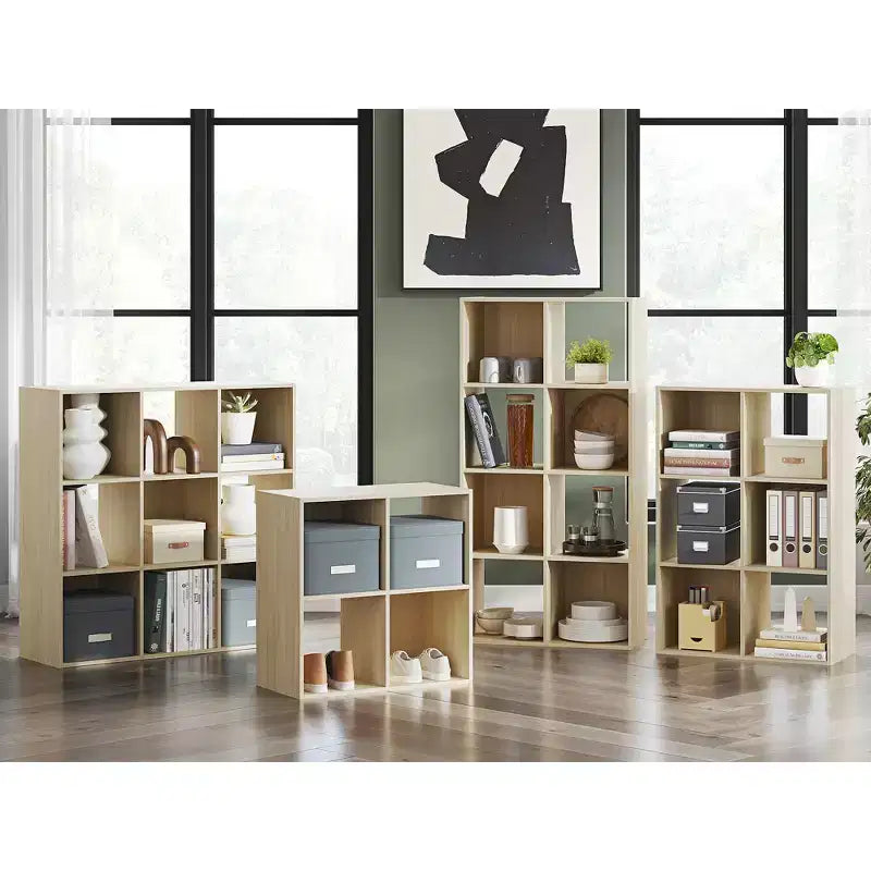 Signature Design by Ashley, Organizer salvaspazio a 9 cubi - Libreria aperta e versatile, espositore per l'organizzazione della casa moderna