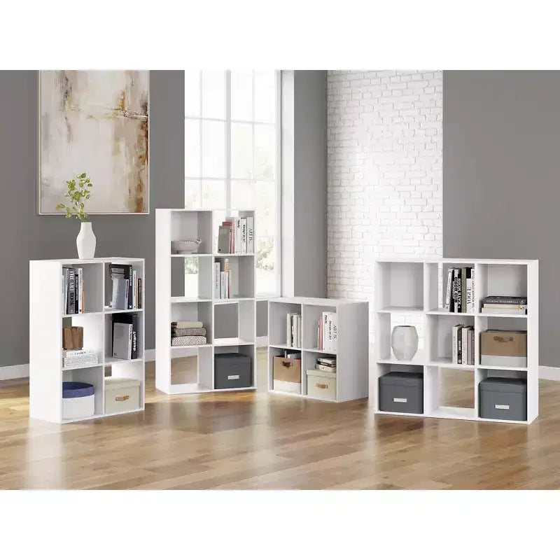 Signature Design by Ashley, Organizer salvaspazio a 9 cubi - Libreria aperta e versatile, espositore per l'organizzazione della casa moderna