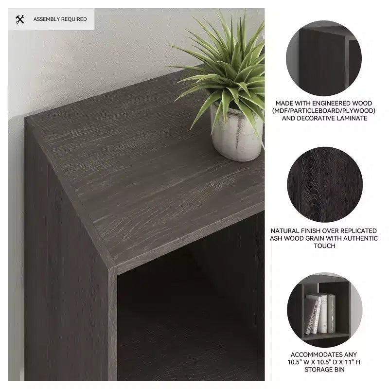Signature Design by Ashley 8 Cube Storage Organizer - Versatile Libreria Aperta e Unità Espositiva per un'Organizzazione Domerna Moderna