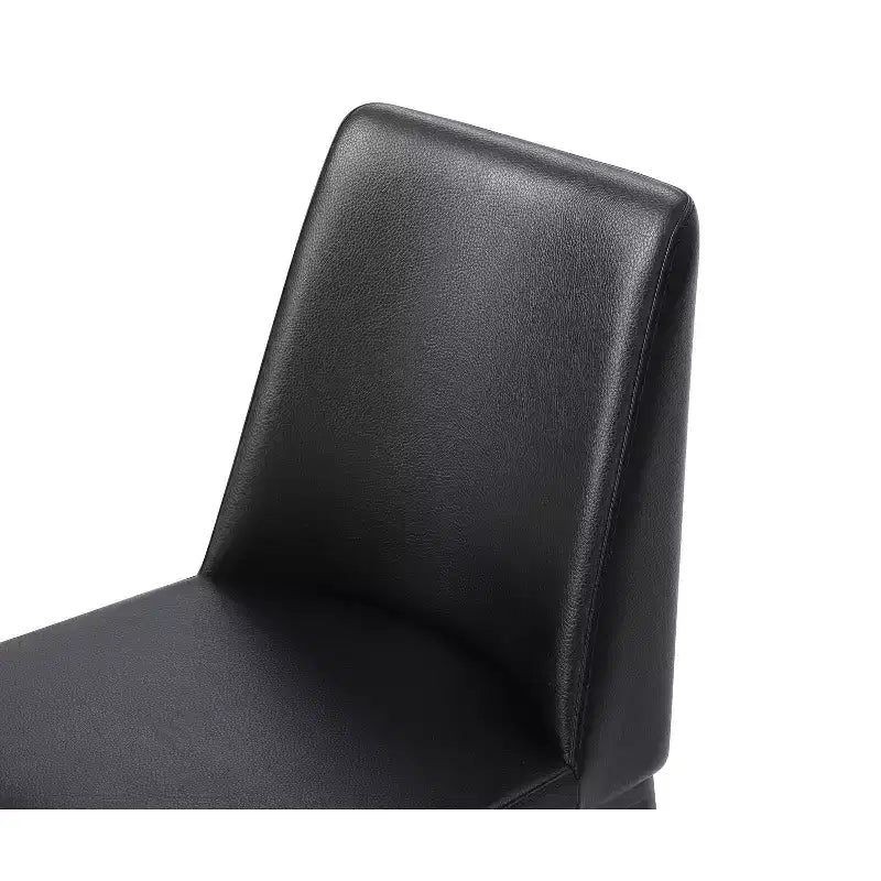 HomeStock Set di 4 sedie da pranzo da 91 cm in similpelle grigia, per un arredamento versatile e di tendenza