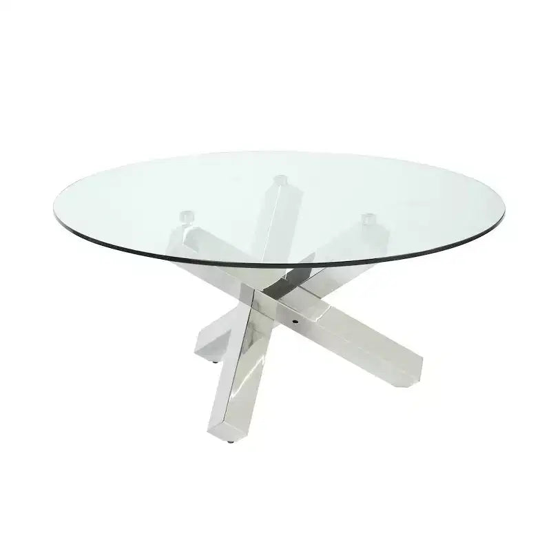 Chintaly Imports, Tavolino da salotto rotondo contemporaneo 35