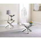 Chintaly Imports, Tavolino da salotto rotondo contemporaneo 35