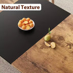 COZONY 78,7 Tavolo da pranzo rettangolare grande per 6-8 persone, tavolo da cucina industriale in legno con robusta struttura in metallo per sala da pranzo, ristorante (sedie escluse)
