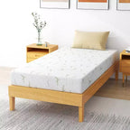 Materasso in memory foam a rigidità media da 8-10 pollici con tecnologia rinfrescante in gel, fodera rimovibile in bambù, certificato CertiPUR-US, materasso in scatola
