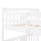 Letto a castello matrimoniale per bambini, struttura a castello matrimoniale con ringhiera per camera da letto o dormitorio
