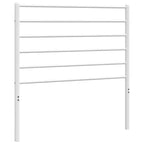vidaXL 35.4-Inch Metal Headboard for Twin/Twin XL Size Beds, Durable Steel Construction Headboard for Modern Minimalist Bedroom, Easy Assembly, White