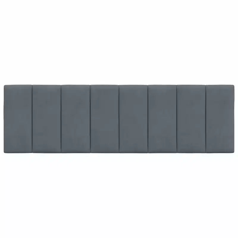 vidaXL Cuscino per testiera Hanko Grigio Scuro 60,2 Velluto