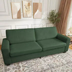Divano moderno a 3 posti da 83 pollici, divano con seduta profonda e braccioli ampi, divanetto oversize con fodera rimovibile e lavabile, divano Cloud in peluche per camera da letto, appartamento
