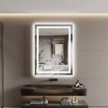Bathroom Mirror , Frameless Vanity Mirror with Anti-Fog & Dimmable Lights