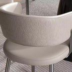 GDFStudio Sedie da pranzo imbottite in similpelle Modem Haversham con schienale curvo (set di 2)