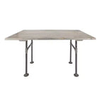 RESTORE Riverstone Grey Solid Wood Dining Table by Pipe Decor