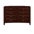 HomeStock USA Linda Merlot Dresser