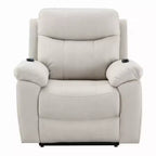 Poltrona reclinabile Royal Hampton Power Motion con sollevamento, riscaldamento e massaggio, color avorio
