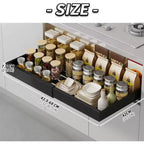 COZONY Ripiano Estraibile Regolabile, Organizer Cucina Senza Foratura, Ripiano Estraibile per Mobile