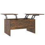 Tavolino Rovere Affumicato Legno Ingegnerizzato Medio